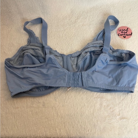 Lilyette Blue Lace Bra - Picture 3 of 4